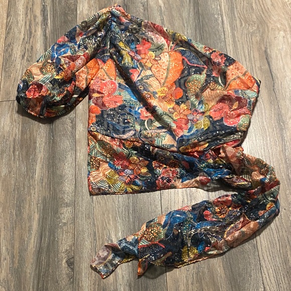 Amanda Uprichard Tops - Amanda Uprichard Multicolor Floral Blouse
